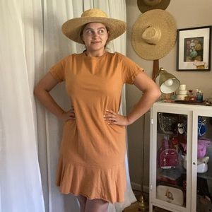 Grae Apparel terracotta shirt dress